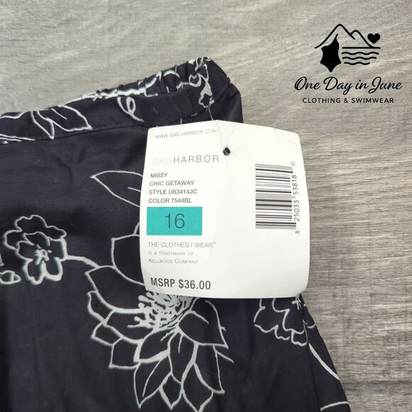 Sag Harbor Missy Chic Getaway Skirt Size 16 - Picture 2 of 5